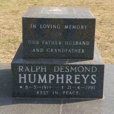 HUMPHREYS Ralph Desmond 1919-1991