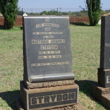 STRYDOM Marthinus Johannes 1874-1952