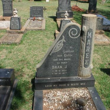 MAREE Daan J. 1929-1977