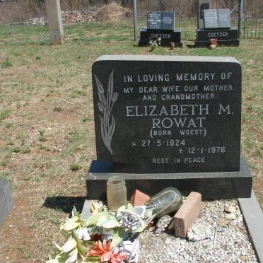 ROWAT Elizabeth M. nee WOEST 1924-1976