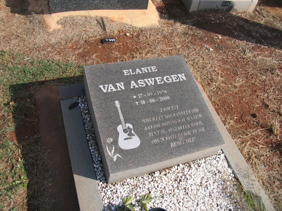 ASWEGEN Elaine, van 1978-2000