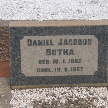 BOTHA Daniel Jacobus 1882-1957