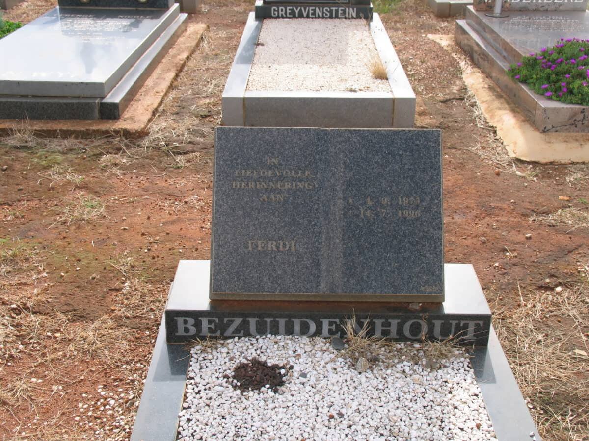 BEZUIDENHOUT Ferdi 19??-1996