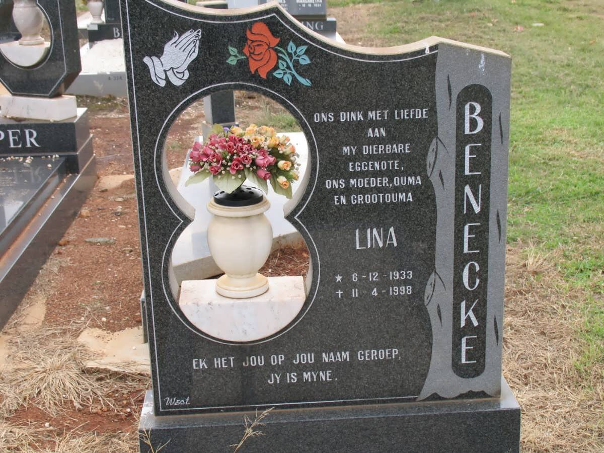 BENECKE Lina 1933-1998