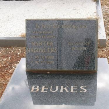 BEUKES Martha Magdalena 1908-1996