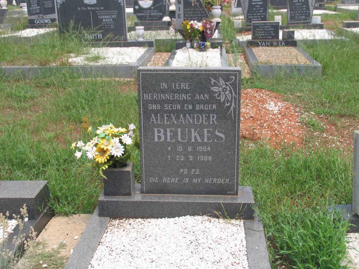 BEUKES Alexander 1964-1986