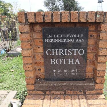 BOTHA Christo 1945-1991