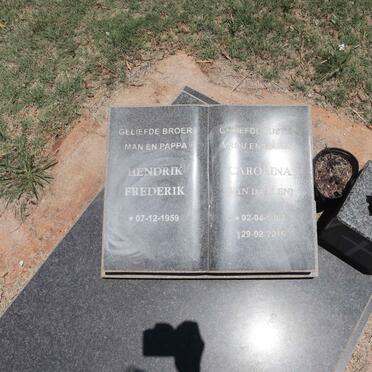 BREYTENBACH Hendrik Frederik 1959- & Carolina VAN DAALEN 1958-2016_2