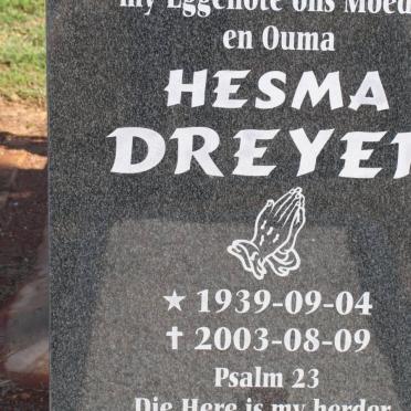 DREYER Hesma 1939-2003