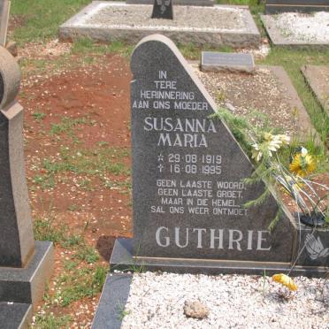 GUTHRIE Susanna Maria 1919-1995