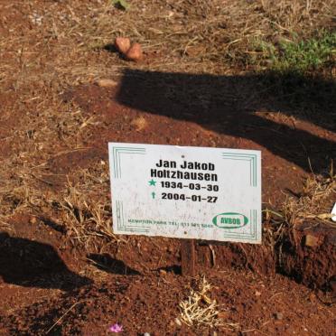 HOLTZHAUSEN Jan Jakob 1934-2004