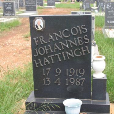 HATTINGH Francois Johannes 1919-1987