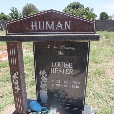 HUMAN Louise Hester 1978-2016