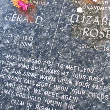 HENNELLY Gerald 1943-2004 &amp; Elizabeth Rose 1945-