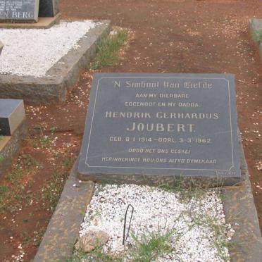 JOUBERT Hendrik Gerhardus 1914-1962