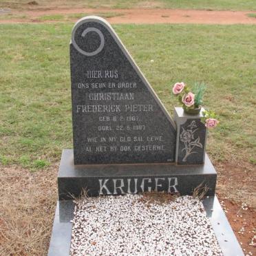 KRUGER Christiaan Frederick Pieter 1967-1987