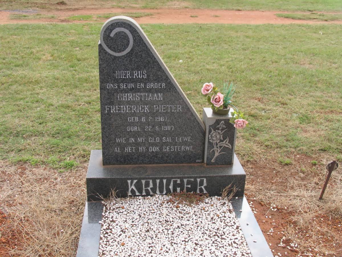 KRUGER Christiaan Frederick Pieter 1967-1987