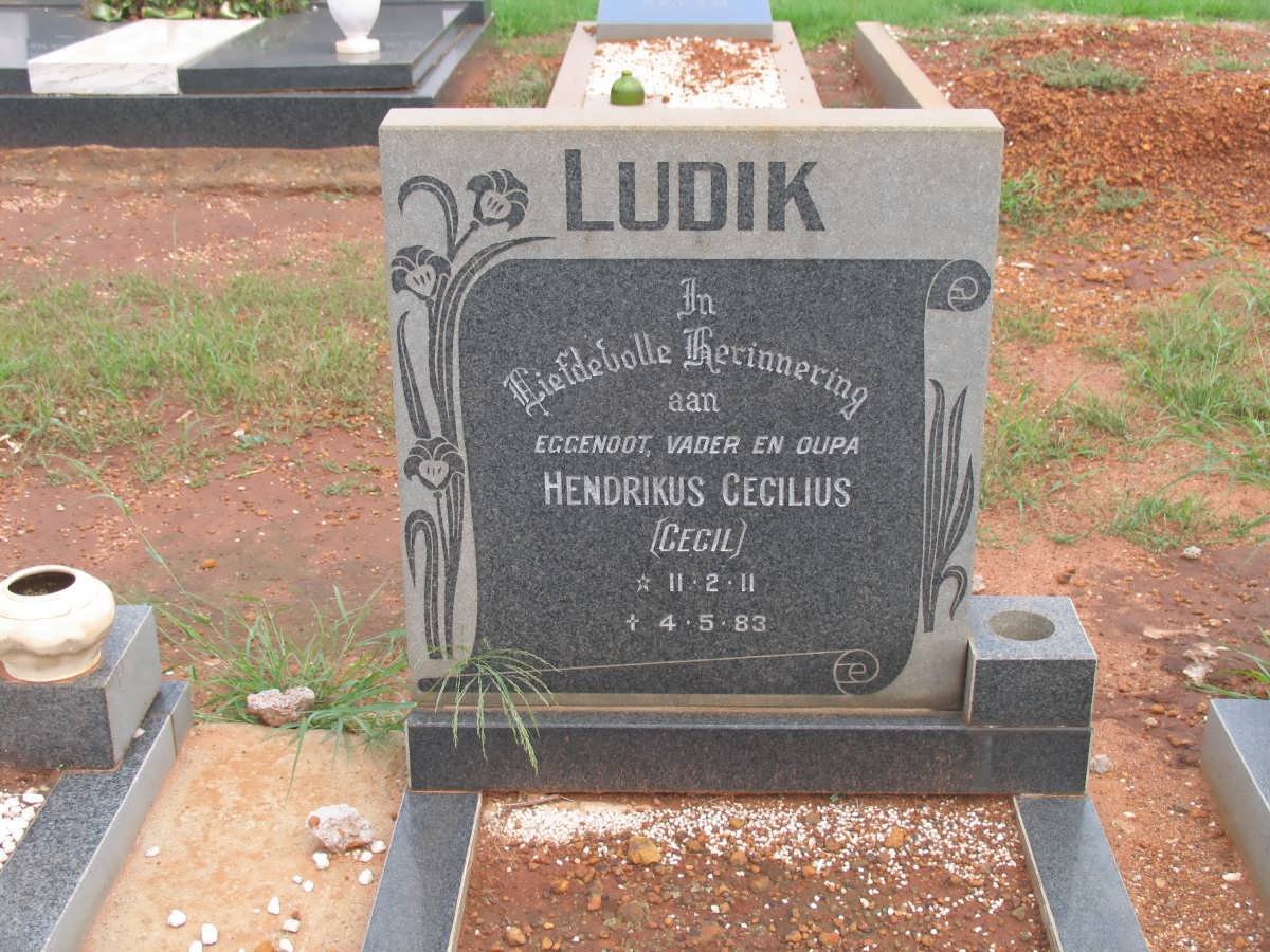 LUDIK Hendrikus Cecilius 1911-1983