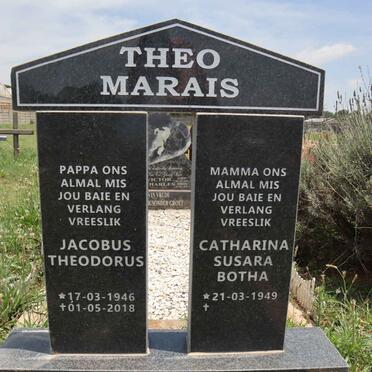MARAIS Jacobus Theodorus 1946-2018 & Catharina Susara BOTHA 194