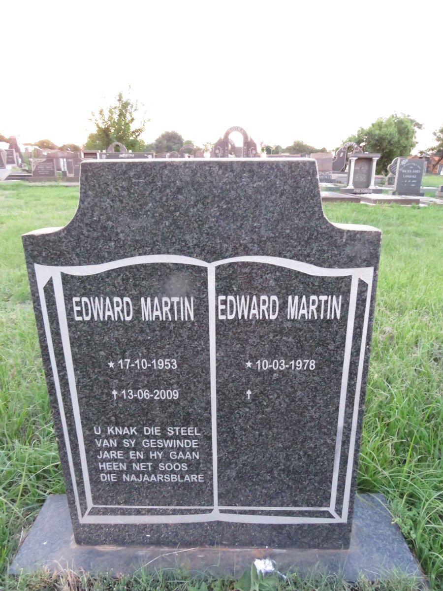 MARTIN Edward 1953-2009 :: MARTIN Edward 1978- 