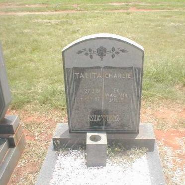 MEYER Talita Charlie 1981-1987