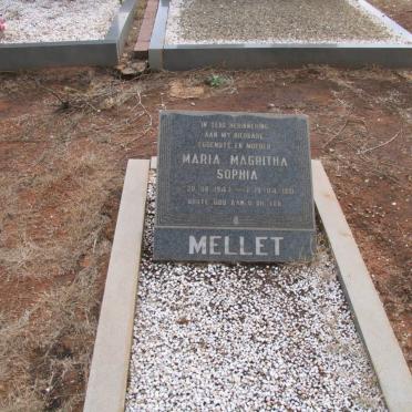 MELLET Maria Magritha Sophia 1943-1991