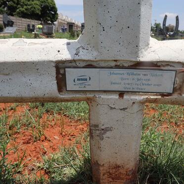 NIEKERK Johannes Wilhelm, van 1936-2019