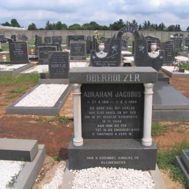 OBERHOLZER Abraham Jacobus 1918-1984