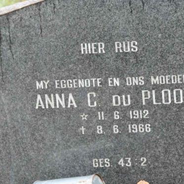 PLOOY Anna C., Du 1912-1966