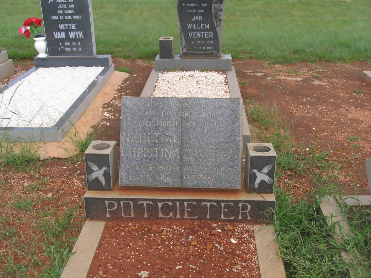 POTGIETER Neeltjie Christina 1928-1981