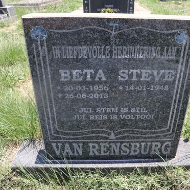 RENSBURG Steve, van 1948- & Beta 1956-2013