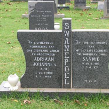 SWANEPOEL Adriaan Johannes 1896-1982 &amp; Sannie 1900-1974
