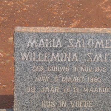 SMIT Maria Salome Willemina nee GOUWS 1873-1963