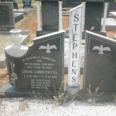 STEPHENS Louis Christoffel 1925-1988