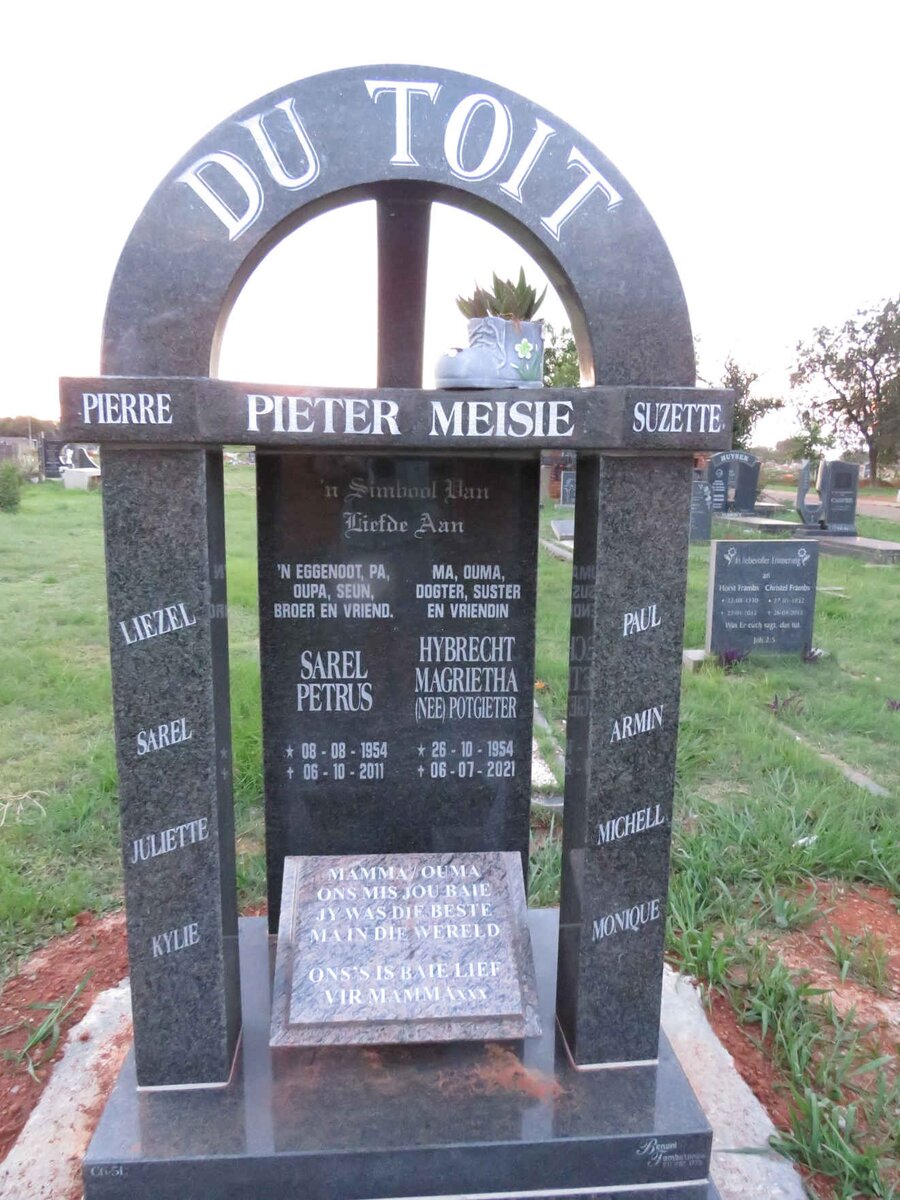 TOIT Sarel Petrus, du 1954-2011 & Hybrecht Magrietha POTGIETER 1954-2021_1