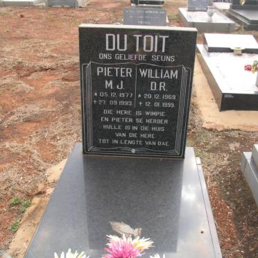 TOIT William D.R., du 1969-1999 :: DU TOIT Pieter M.J. 1977-1993