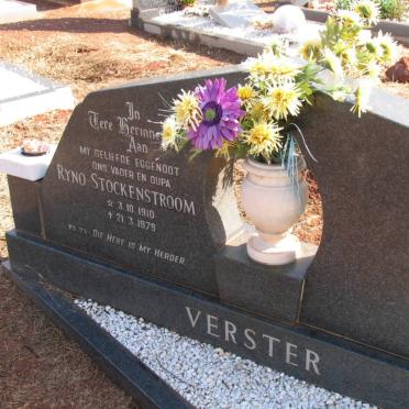 VERSTER Stockenstroom Ryno 1910-1979