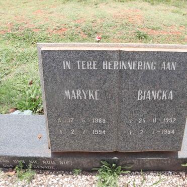 ? Maryke 1989-1994 :: Biancka 1992-1994 