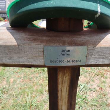 VENTER Johan 1958-2019