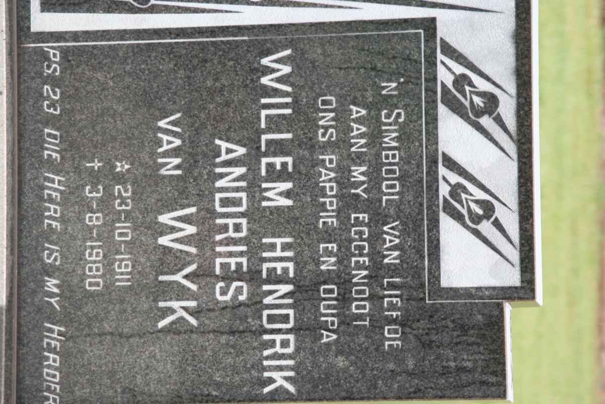 1WYK Willem Hendrik Andries, van 1911-1980