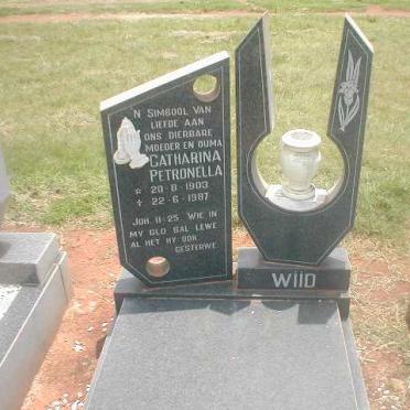 WIID Catharina Petronella 1903-1987