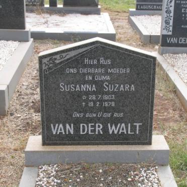 WALT Susanna Suzara, van der 1903-1979