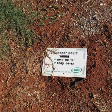 YOUNG Alexander David 1944-2003