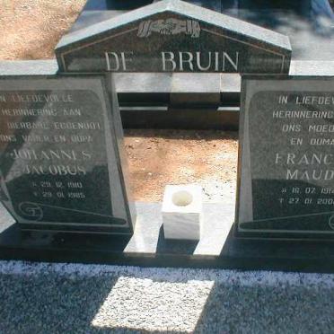 BRUIN Johannes Jacobus, de 1910-1985 &amp; Francis Maud 1914-2002