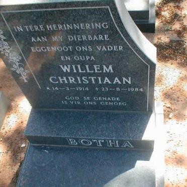 BOTHA Willem Christiaan 1914-1984