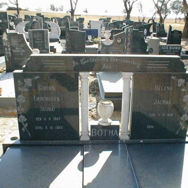 BOTHA Lodewikus 1907-1983 &amp; Helena Jacoba 1910-