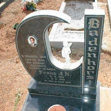 BADENHORST Frans J.N. 1962-1993