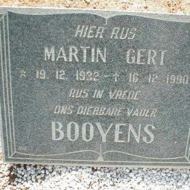 BOOYENS Martin Gert 1932-1990