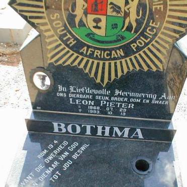 BOTHMA Leon Pieter 1968-1993
