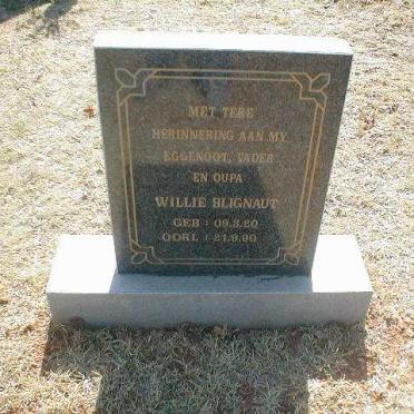 BLIGNAUT Willie 1920-1990